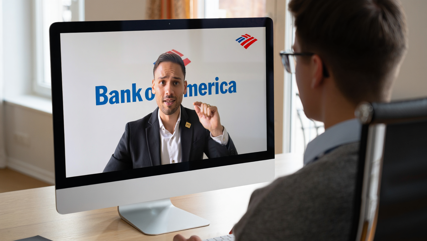 Apertura remota de cuenta bancaria en USA con bank of america