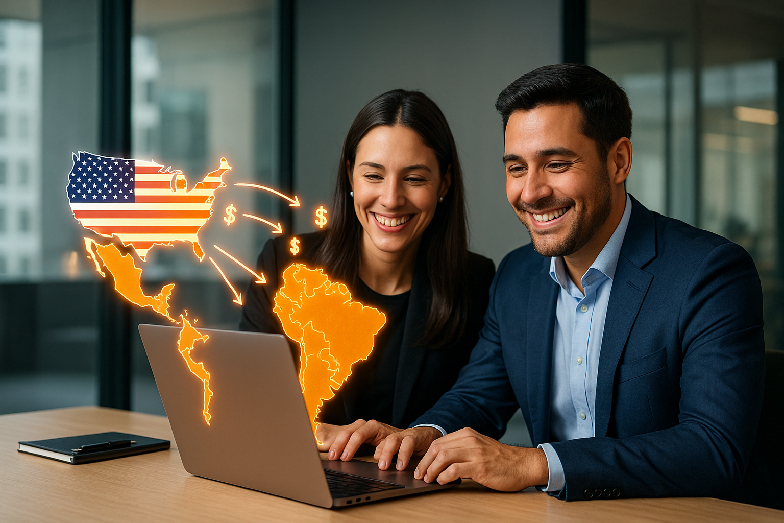 Como transferir dinero de USA a LATAM