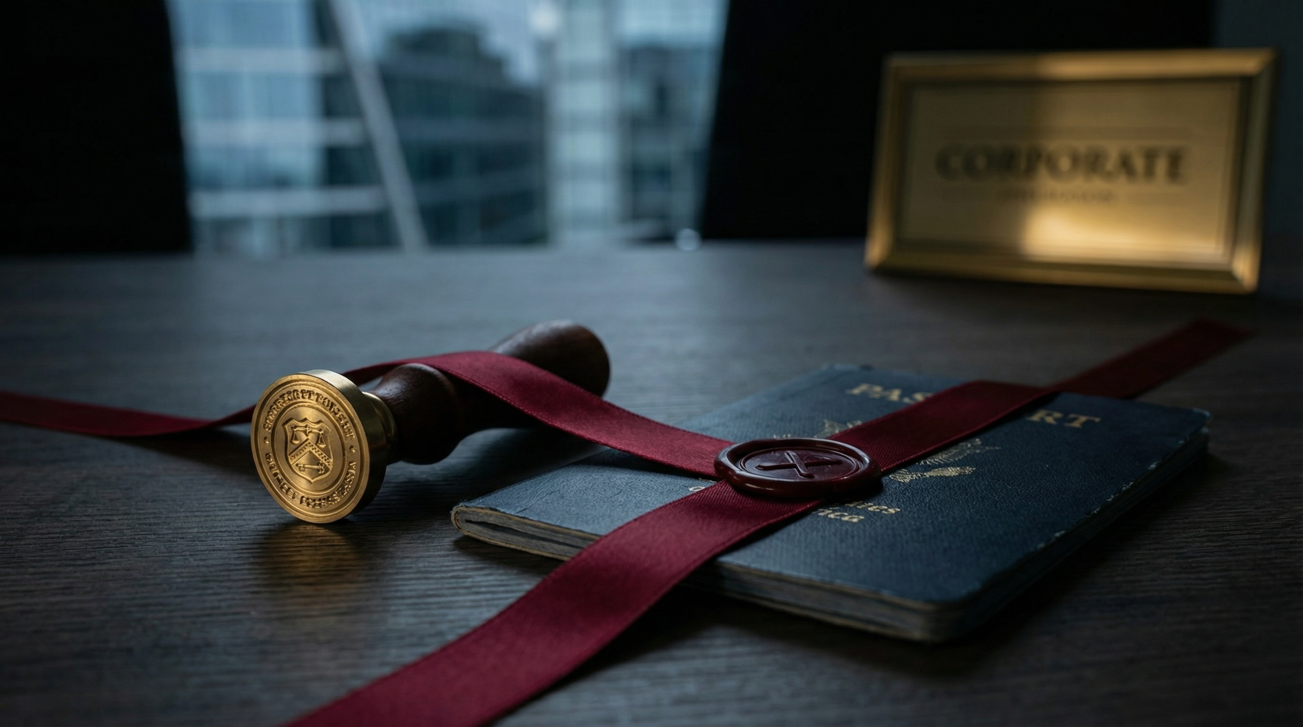 Pasaporte y sello corporativo con restricciones para extranjeros no residentes en S Corporations de Estados Unidos